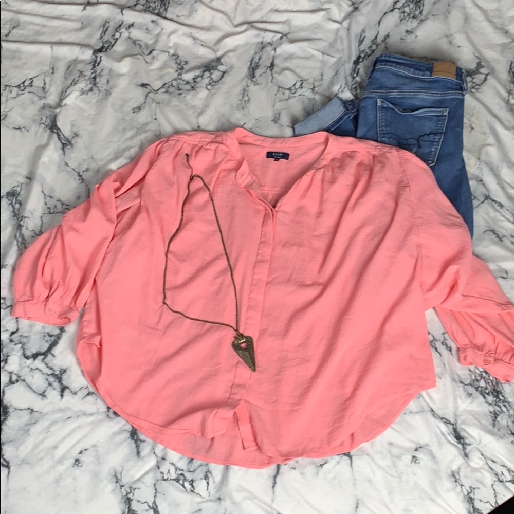 KAARI Blue Coral Blouse